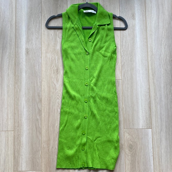 Size small lime green dress - Picture 1 of 2